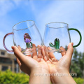 Creative Juice Milk Cartoon Glass Glass Cup